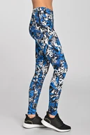 Regular Running Leggings Dynamic Mosaic Fern Blue - packshot