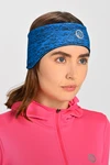 Thermoactive sports headband with ear pads Melange Cobalt