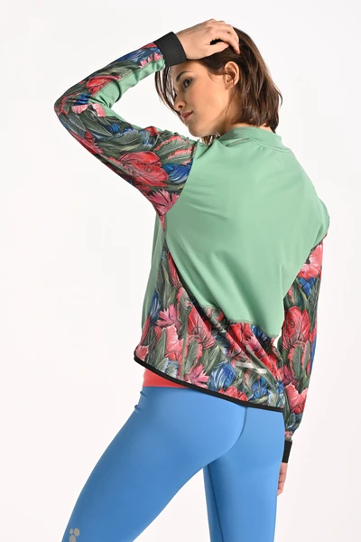 Designerska bluza sportowa Zip Tulips - Sample