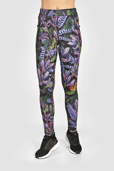 Dual Space leggings with side pockets Purple Ling