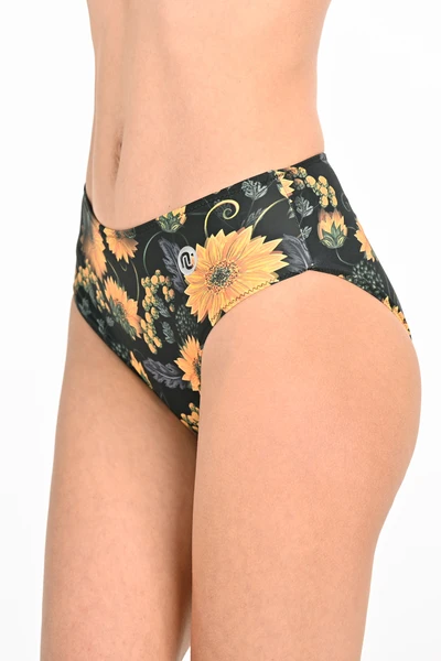 Figi bikini z wysokim stanem Sunflowers - Sample