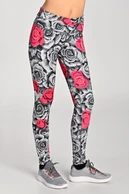 Leggings petite with waistband Pro Ornamo Roses - packshot