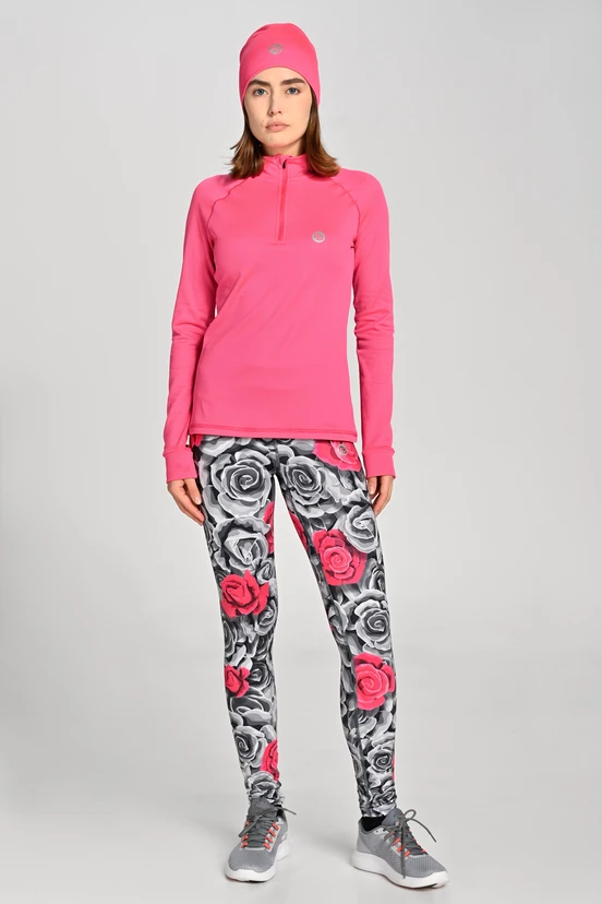 Leggings petite with waistband Pro Ornamo Roses - packshot