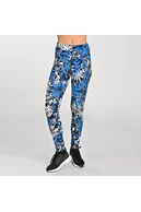 Leggings regular with waistband Pro Mosaic Fern Blue - packshot