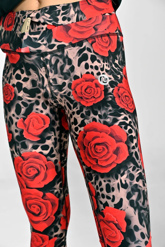 Leggings regular with waistband Pro Selva Roses - packshot