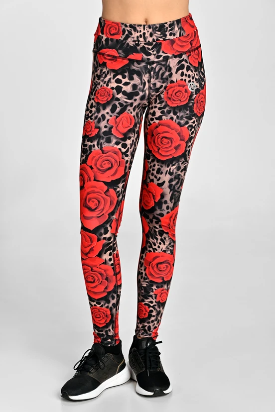 Legginsy petite z pasem Pro Selva Roses - packshot