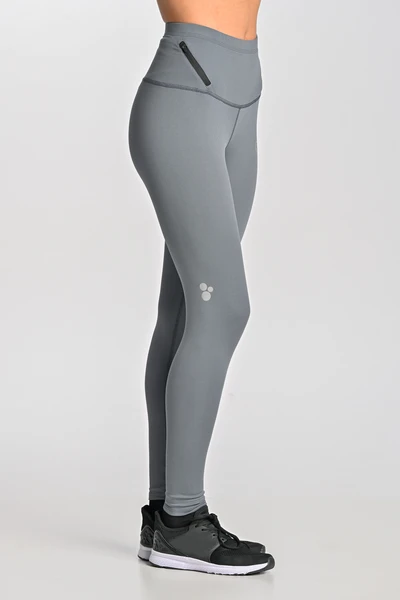 Ocieplane legginsy regular z wysokim stanem Grey - Sample