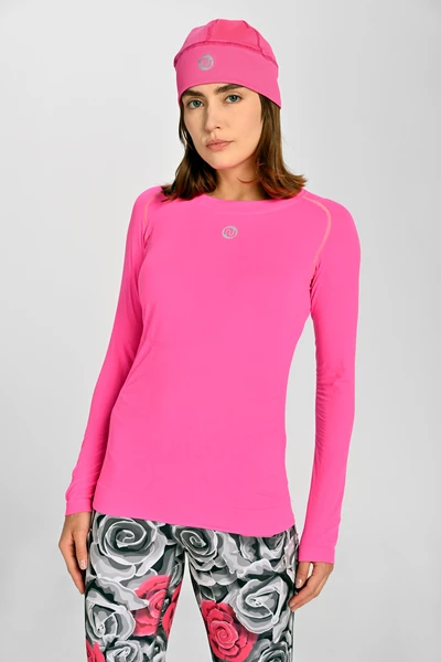 Oddychający longsleeve sportowy Ultra GloPink