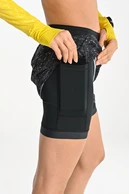 Spodenki sportowe z legginsami damskie Blink Black - packshot