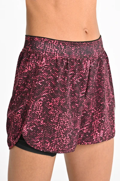Women's sports shorts with leggings Blink Pink