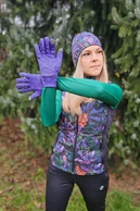 Thermoactive gloves Pro Melange Berry - packshot